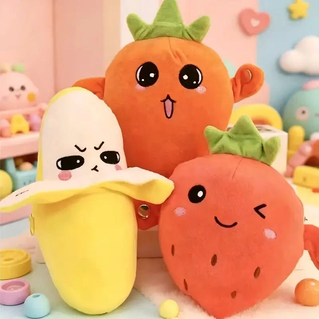 Interactive Musical Fruit Plush Set