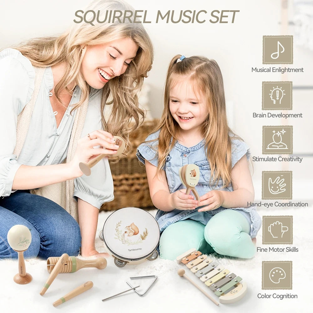Montessori Wooden Musical Instrument Toy