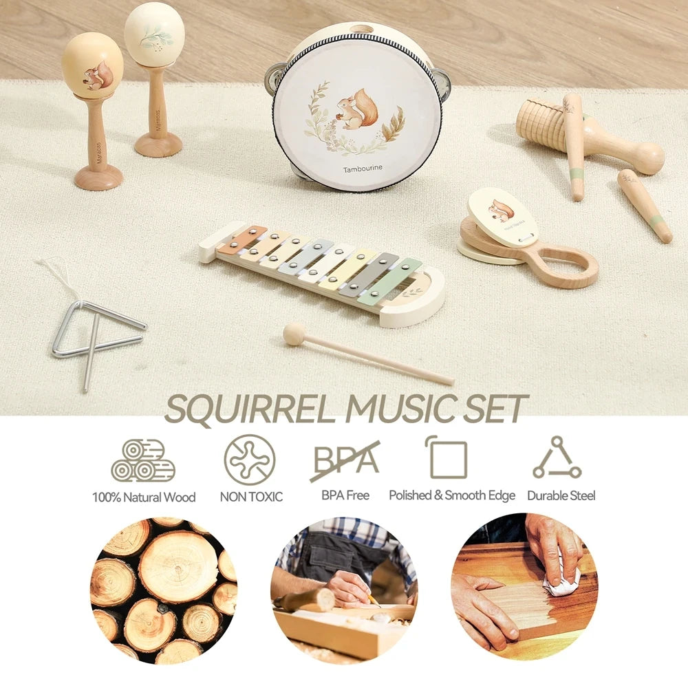 Montessori Wooden Musical Instrument Toy